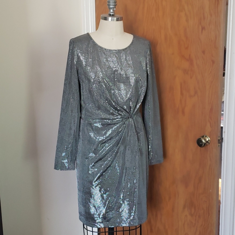 Ritzy long-sleeve dress